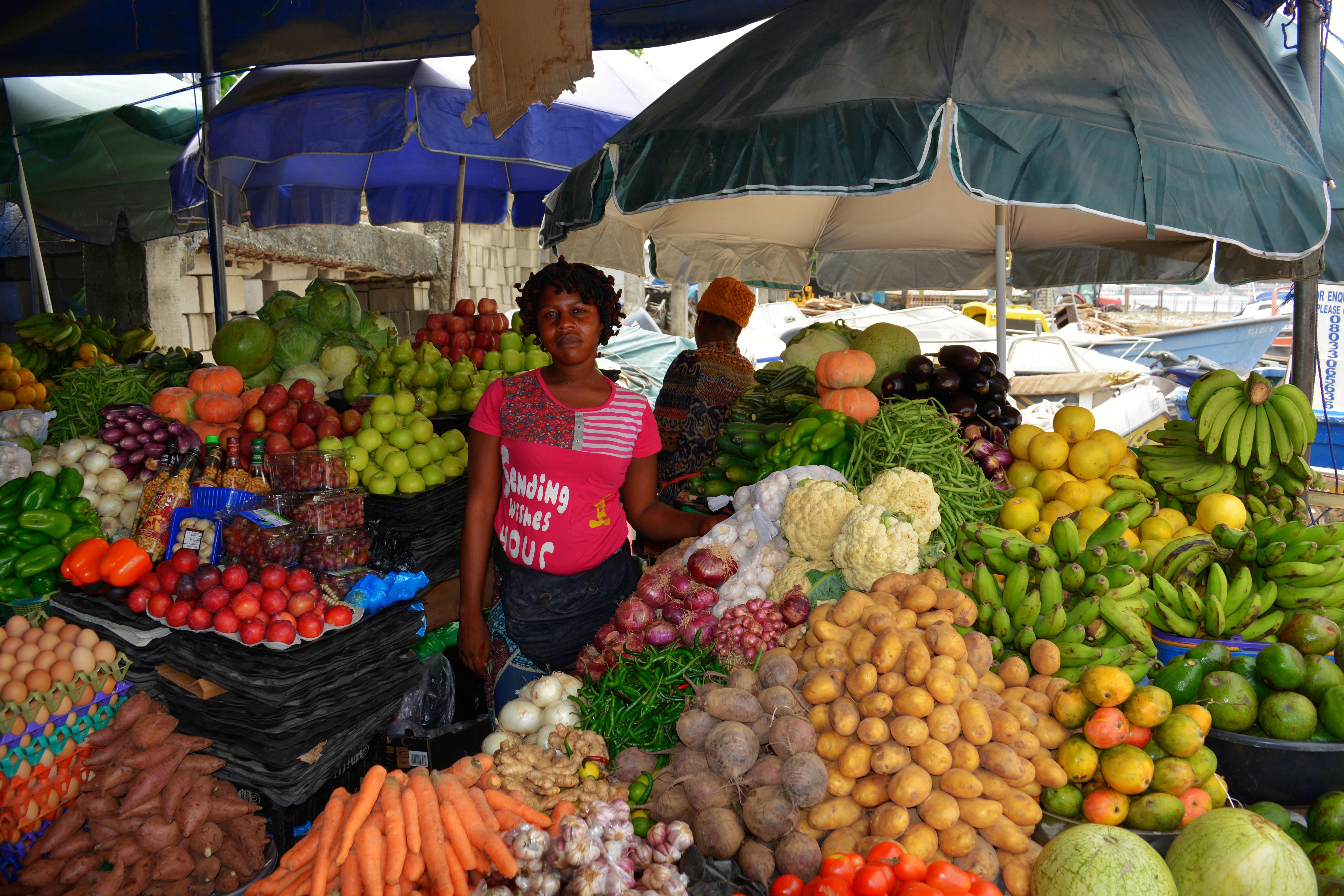 Free stock photo of farmers market, fresh vegetables, market