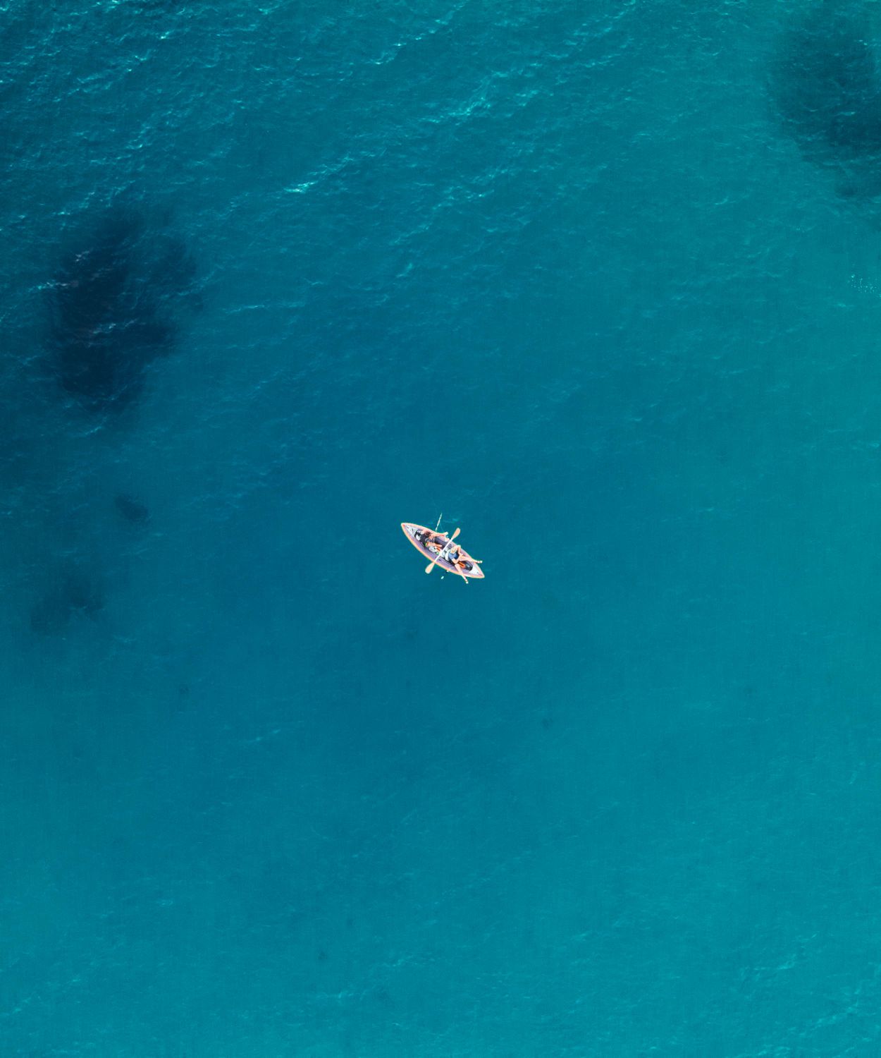 Canoe In Ocean Canoeing on Open Water · Free Stock Photo