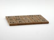 Brown Wooden Blocks on White Surface