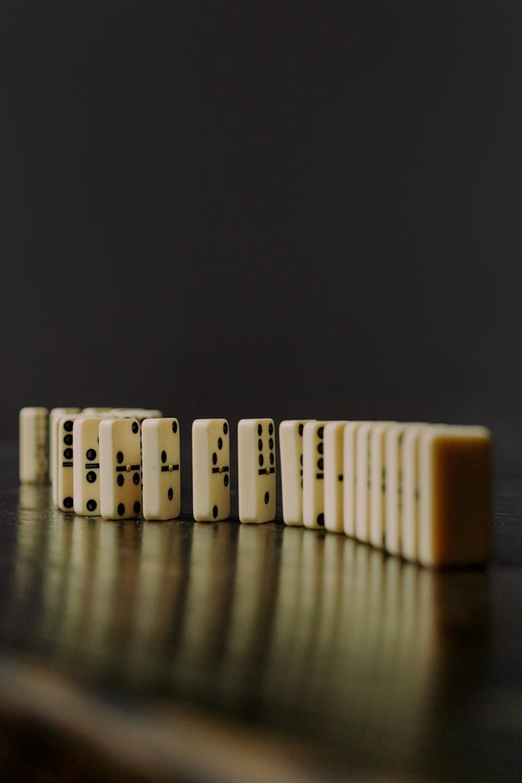 Domino Blocks In A Row