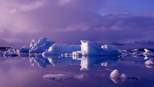 Foto profissional grátis de iceberg, Islândia, lago