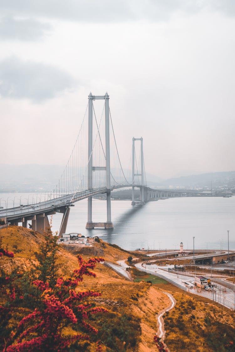 White Sky Over Osmangazi Bridge 