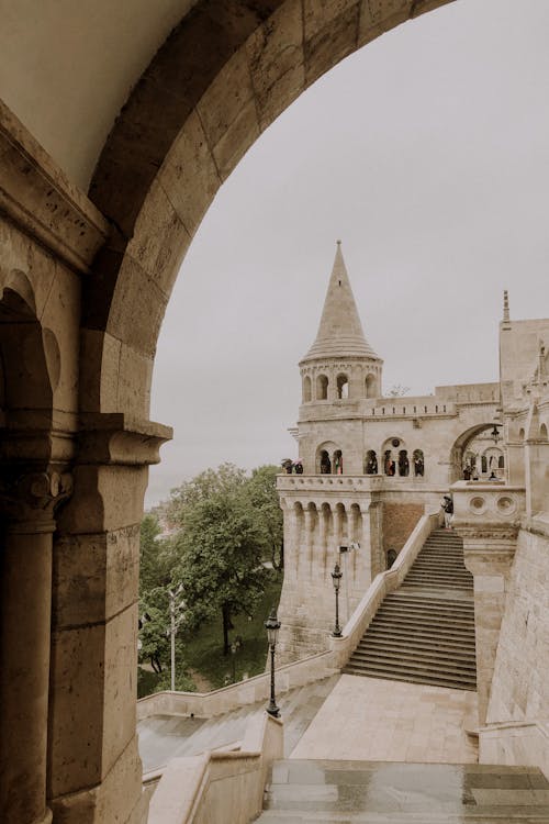 Fishermans Bastion Fortifications in Budapest 