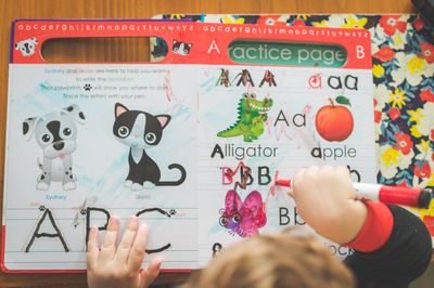 Alphabet tracing worksheet