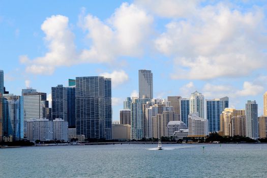 Biscayne Bay private yacht sunset — Miami