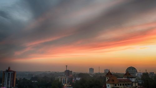 Free stock photo of city, clouds, evening sky Stock Photo