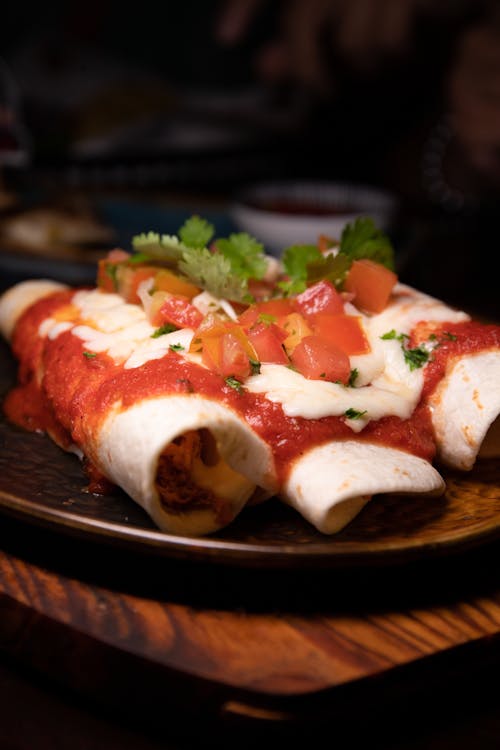 Kostnadsfri bild av enchiladas, mexikansk, mexikansk mat