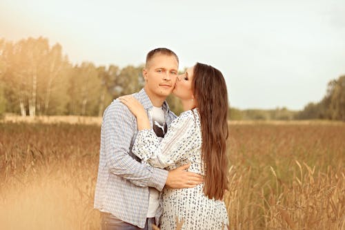 Photo of Couple in the Field