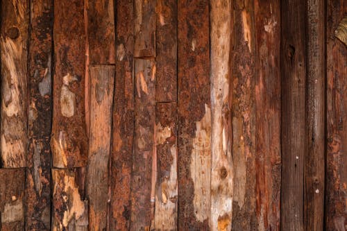 A Brown Wooden Wall