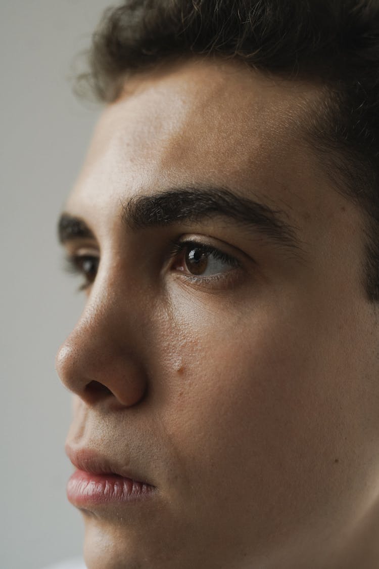 A Close-Up Shot Of A Man's Face