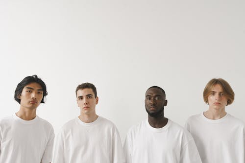 Men Wearing White Shirts