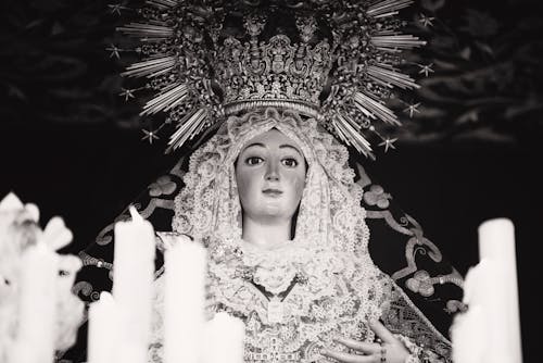 Foto Da Mãe Maria Com Velas