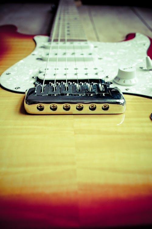 Foto d'estoc gratuïta de guitarra, guitarra elèctrica, instrument de corda