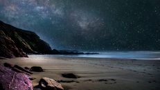 Seashore during Nighttime