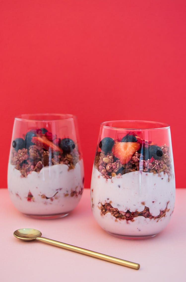 Yogurt Parfait With Berries And Granola