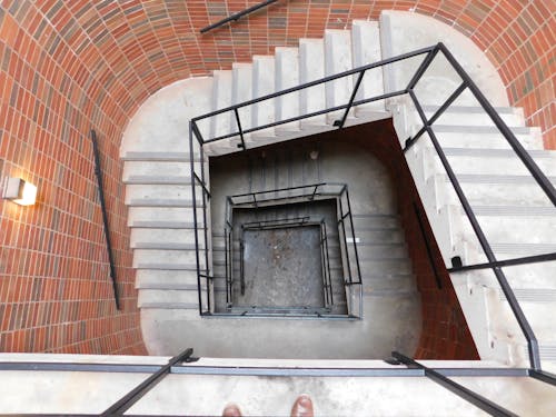 Free stock photo of down, spiral staircase, stairs