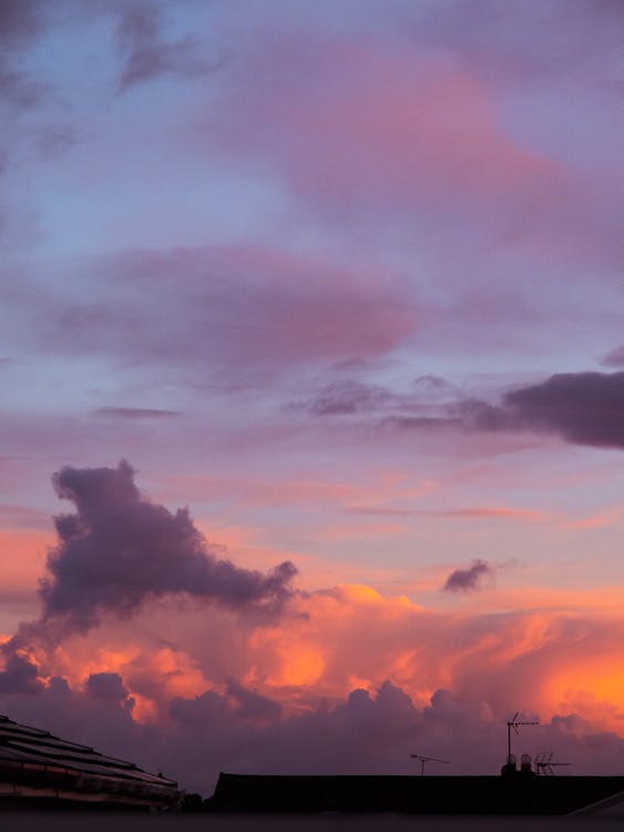 Clouds on Sky during Sunset