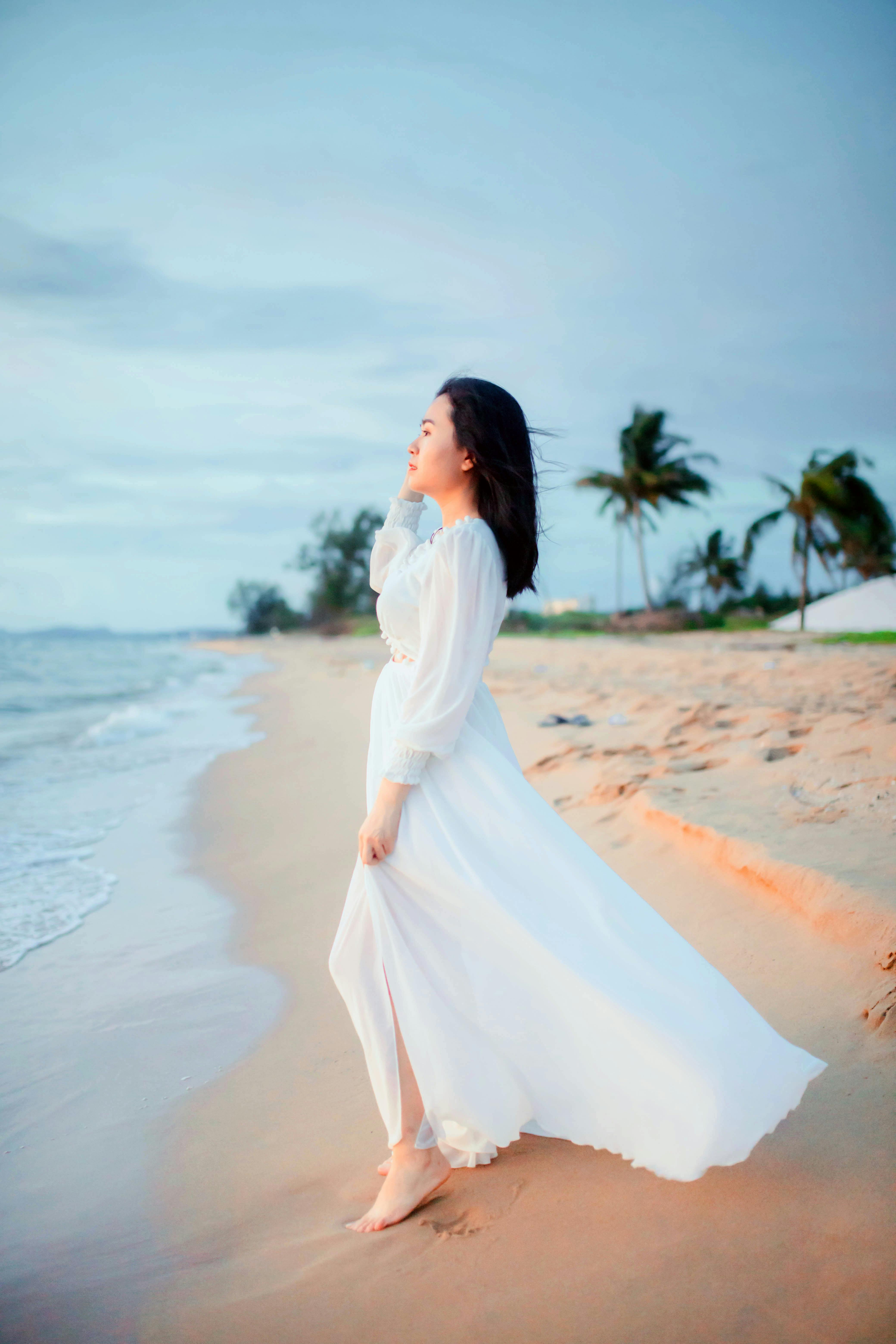 beach side dress Women's Halter Neck Short Cover-Up Dress main image 1