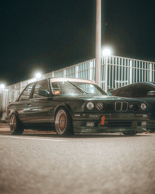 Black Bmw M 3 Coupe on Road during Night Time