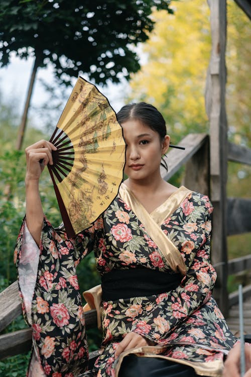 Darmowe zdjęcie z galerii z azjatka, japoński, kimono
