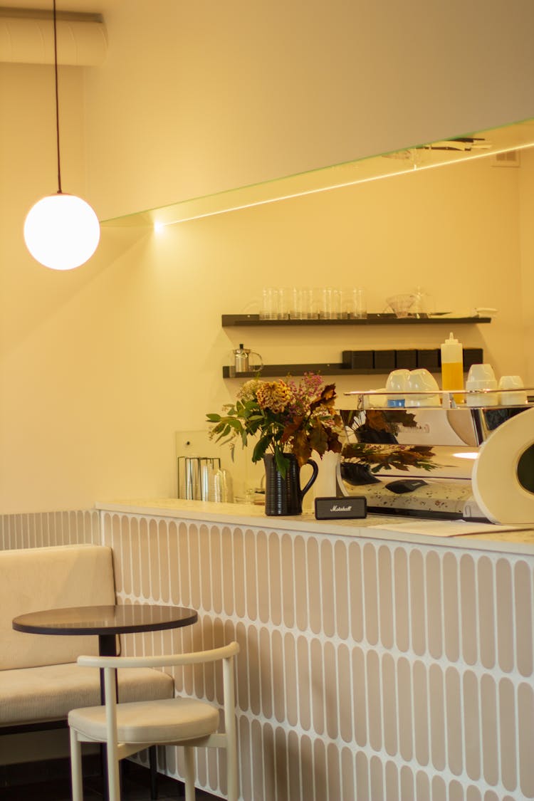 Interior Of A Restaurant 