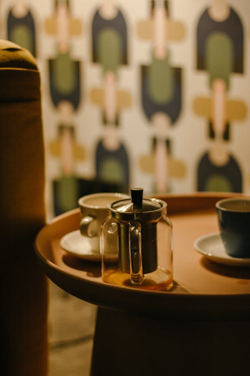 Close-up Photo of a Glass Teapot