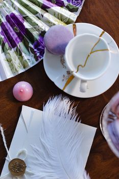Aesthetic, flatlay, featuring and cup — photo by cottonbro studio