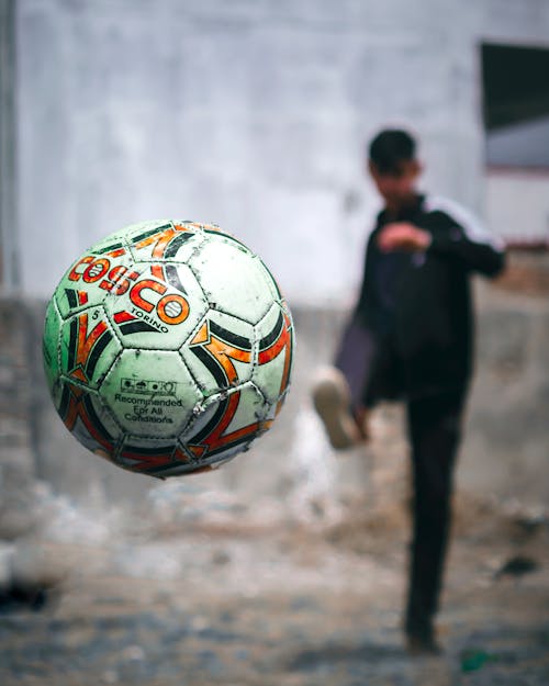 Selective Focus Photo of a Soccer Ball