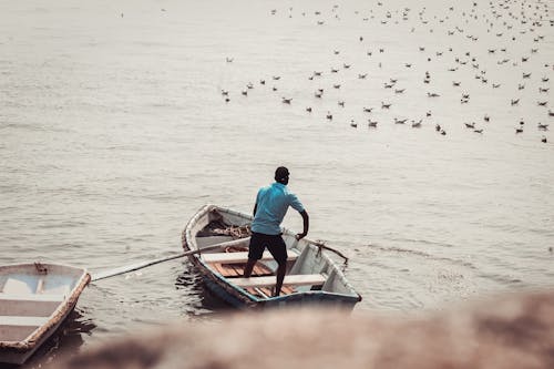 Ücretsiz adam, balıkçı, göl içeren Ücretsiz stok fotoğraf Stok Fotoğraflar