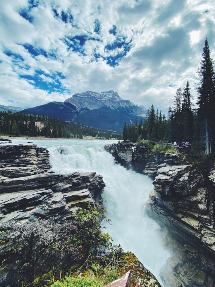 Athabasca Falls In Canada