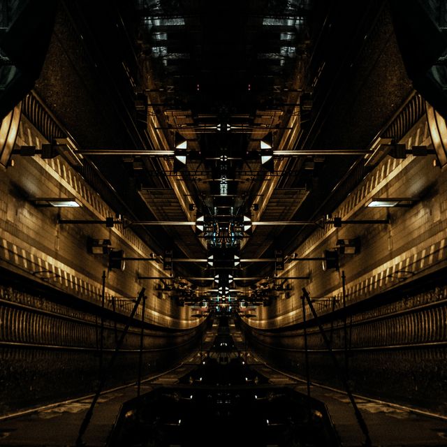 Dim interior corridor at night, photo by Bayram Er on Pexels