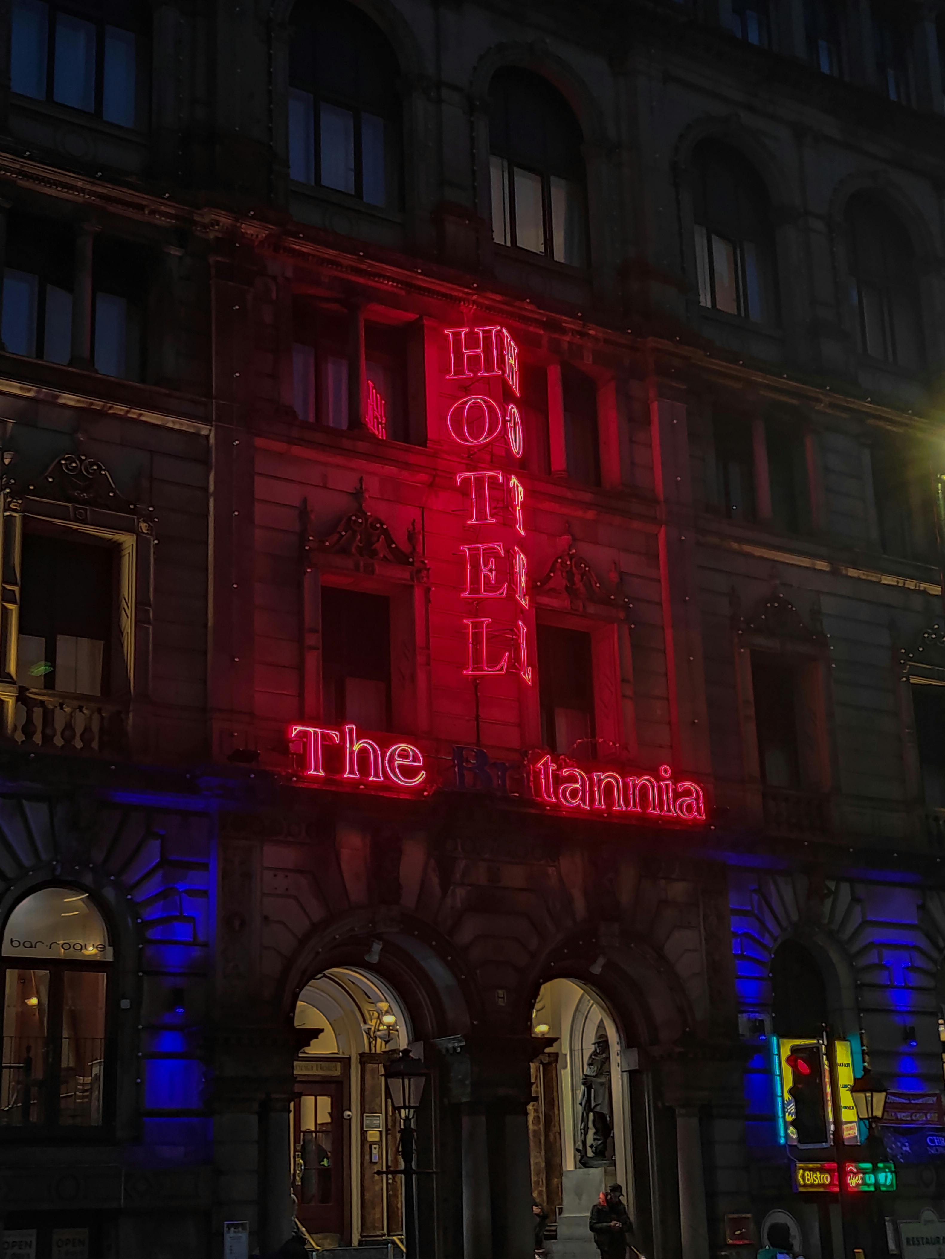 Chinatown manchester sign neon hi-res stock photography and images