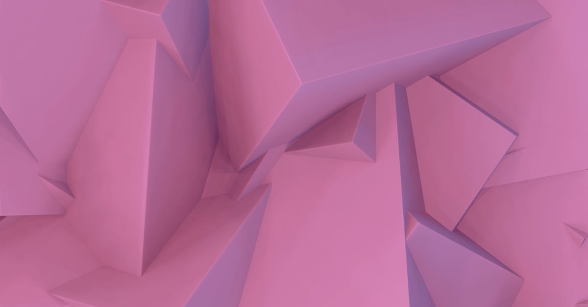 3D Pink Geometric Shapes · Free Stock Photo