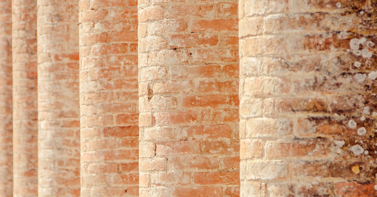 Bricks Column Texture Photo of Brick Columns ยท Free Stock Photo