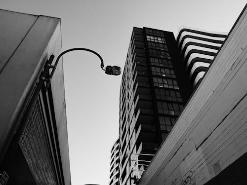 Fotos de stock gratuitas de blanco y negro, ciudad, edificio alto