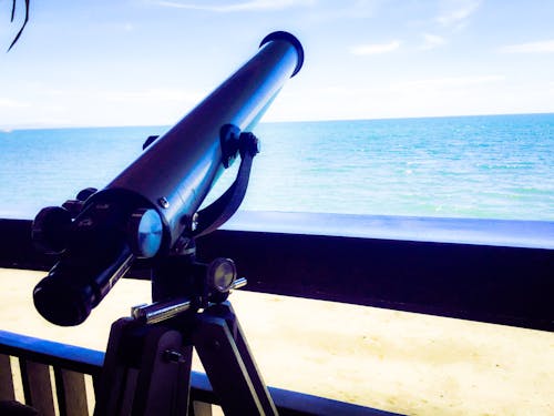 Fotos de stock gratuitas de playa, sol, telescopio