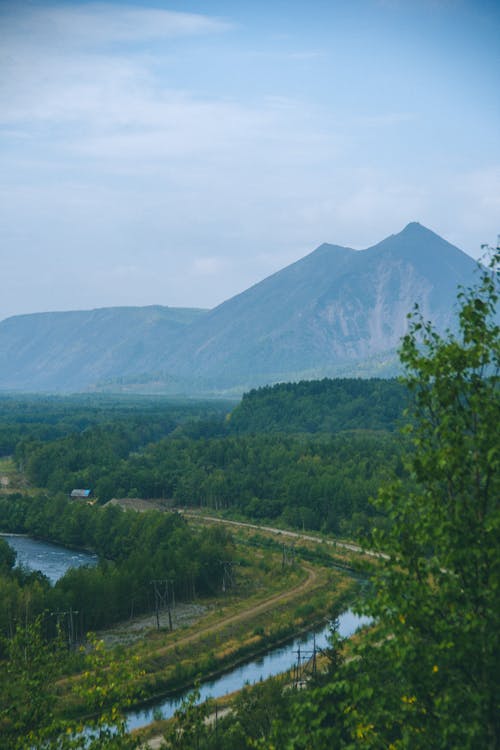 Darmowe zdjęcie z galerii z fotografia lotnicza, góra, krajobraz