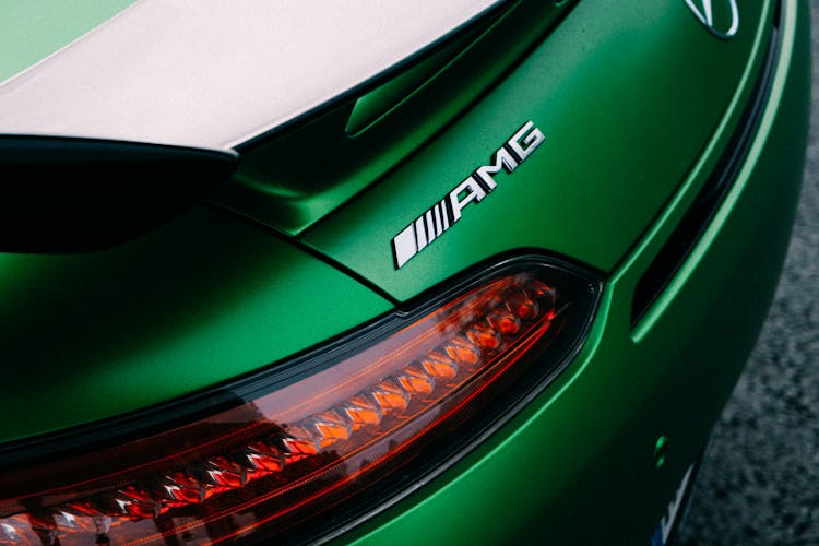 Green Mercedes Benz AMG Tail Light