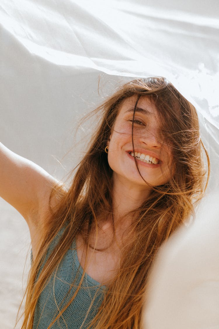 Close Up Photo Of Woman Smiling