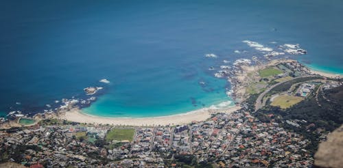Free stock photo of beach, camps bay, cape town Stock Photo