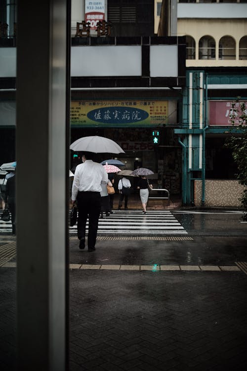 下雨, 下雨天, 人行道 的 免费素材图片
