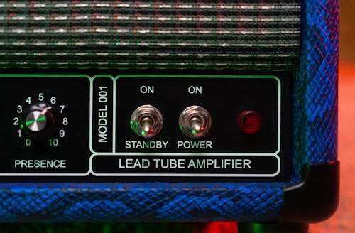 Close-up of an Amplifier 