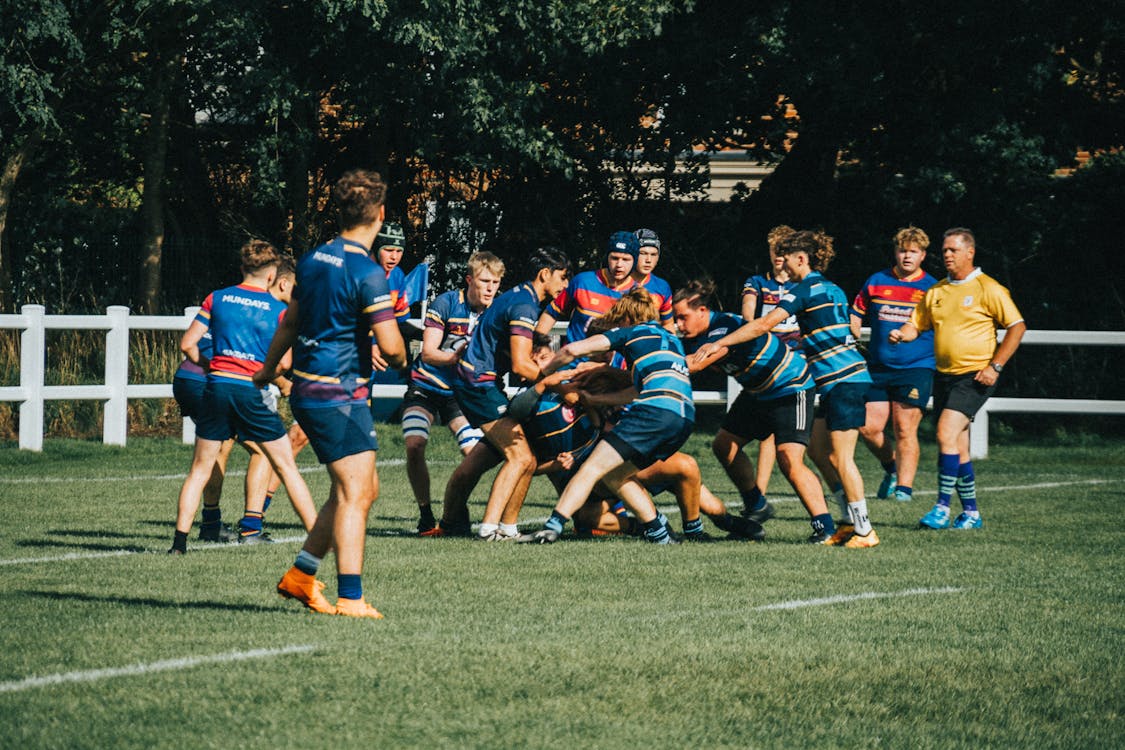 People Playing Rugby Game · Free Stock Photo