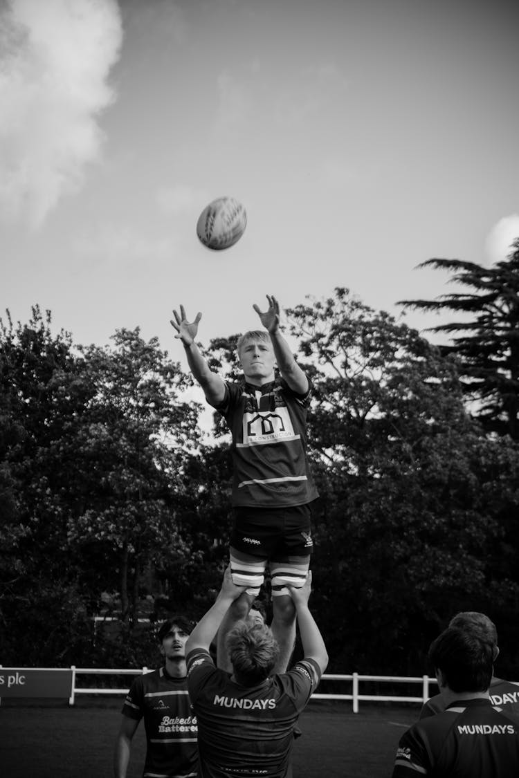 Boy Catching A Ball 