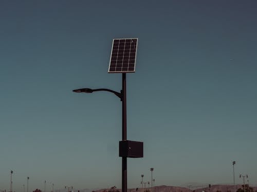 Solar Powered Street Lamp Post