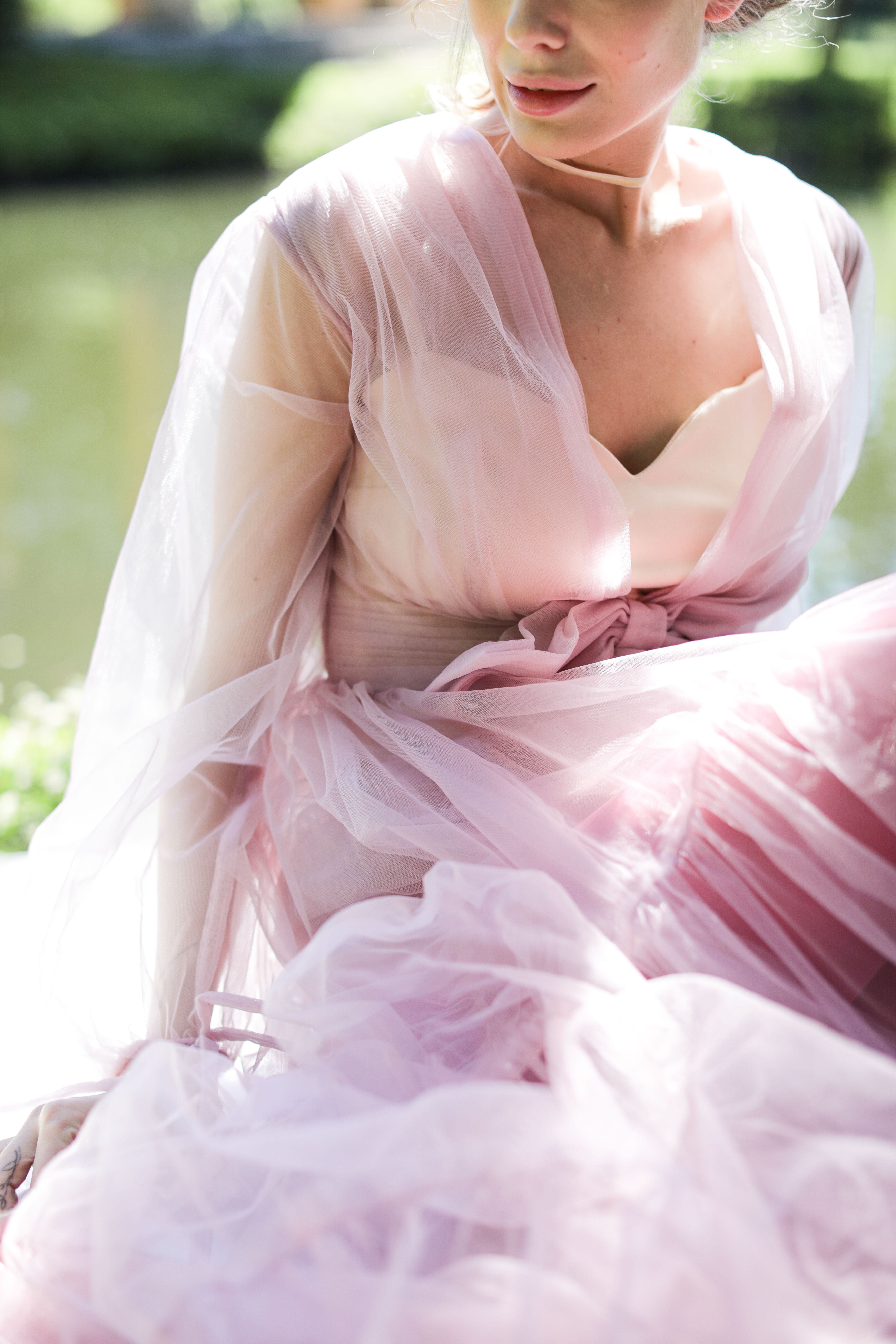 Photo of a Woman in Pink Dress · Free Stock Photo