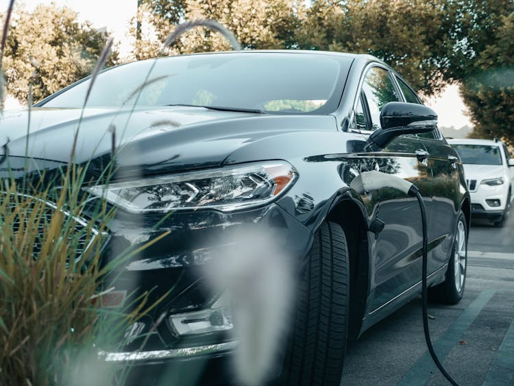 A Ford Fusion Energi Charging