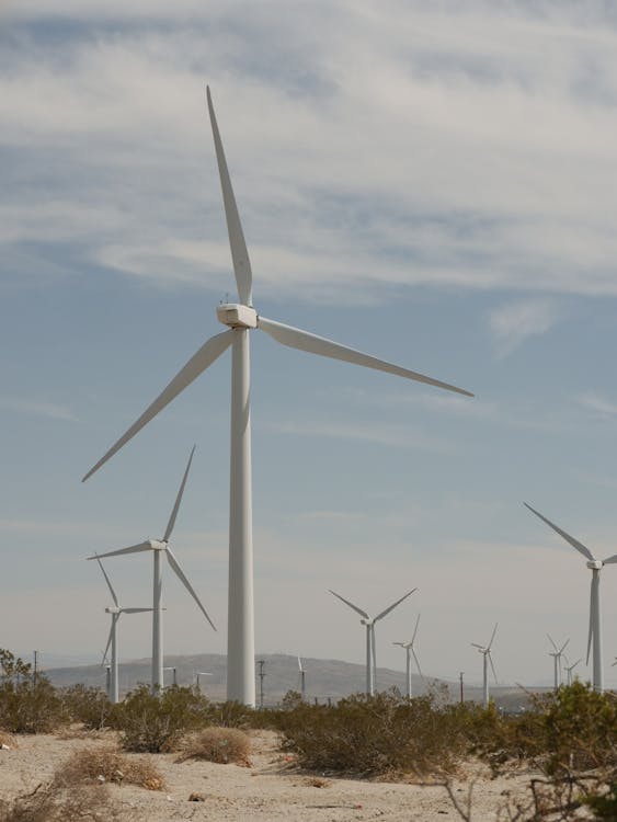 Wind Turbines in the Desert 