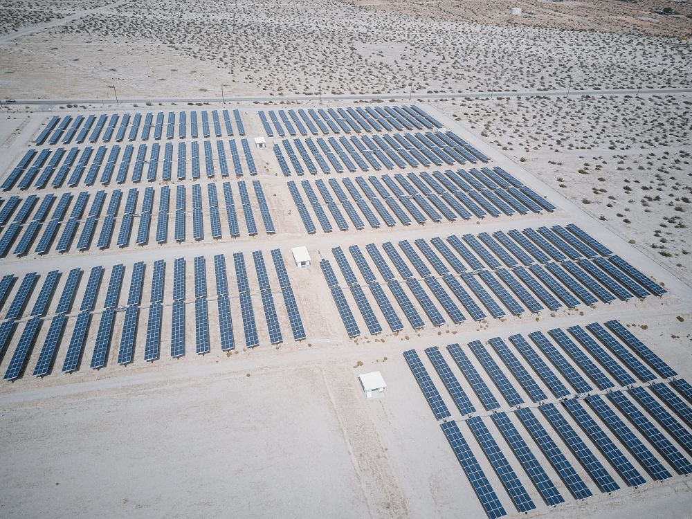 Drone Shot of a Solar Farm · Free Stock Photo