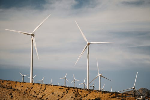 Immagine gratuita di deserto, energia eolica, energia pulita